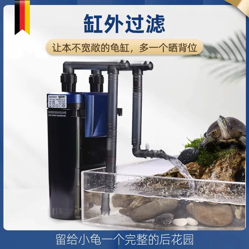 安彩EX650/EX450鱼缸过滤器净水三合一循环水泵小型壁挂式过滤桶细节展示图4