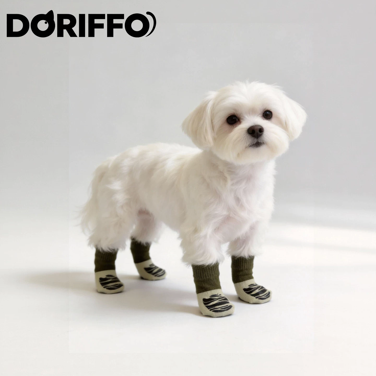 DORIFFO 宠物室内防滑袜 小马泰迪法斗柴犬四季袜子 【仅限室内】细节展示图3