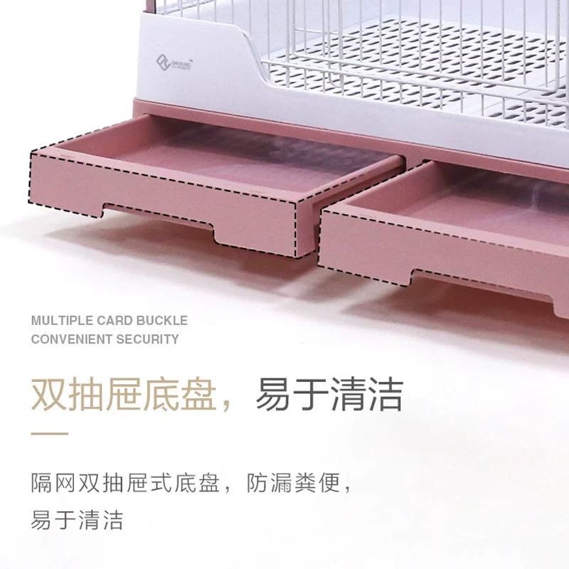 达洋兔笼子R81新型专业家用大空间兔别墅侏儒兔自动清粪防喷尿细节展示图3