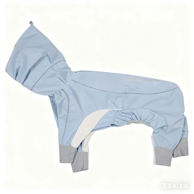 KIX狗狗四脚衣服冲锋衣户外防水中大型犬边牧宠物冬装雨衣小狗