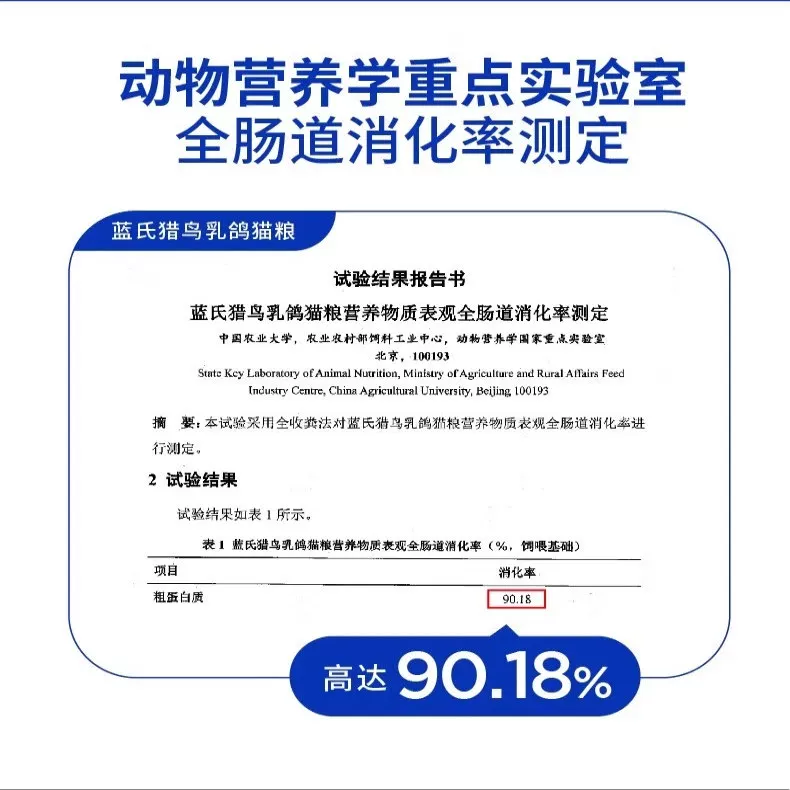 【老爸抽检】蓝氏猎鸟乳鸽冻干猫粮生骨肉成猫幼猫通用猫粮1.5kg细节展示图3