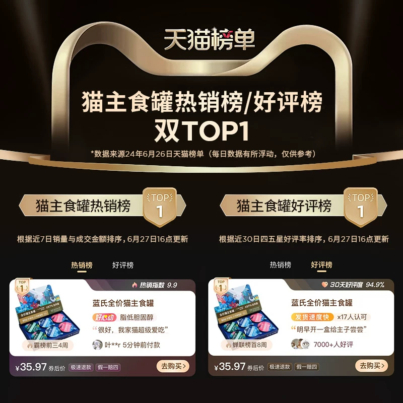 蓝氏猫粮猫罐头主食罐头cute真肉罐鸡肉鱼油猫条非猫零食罐头细节展示图3