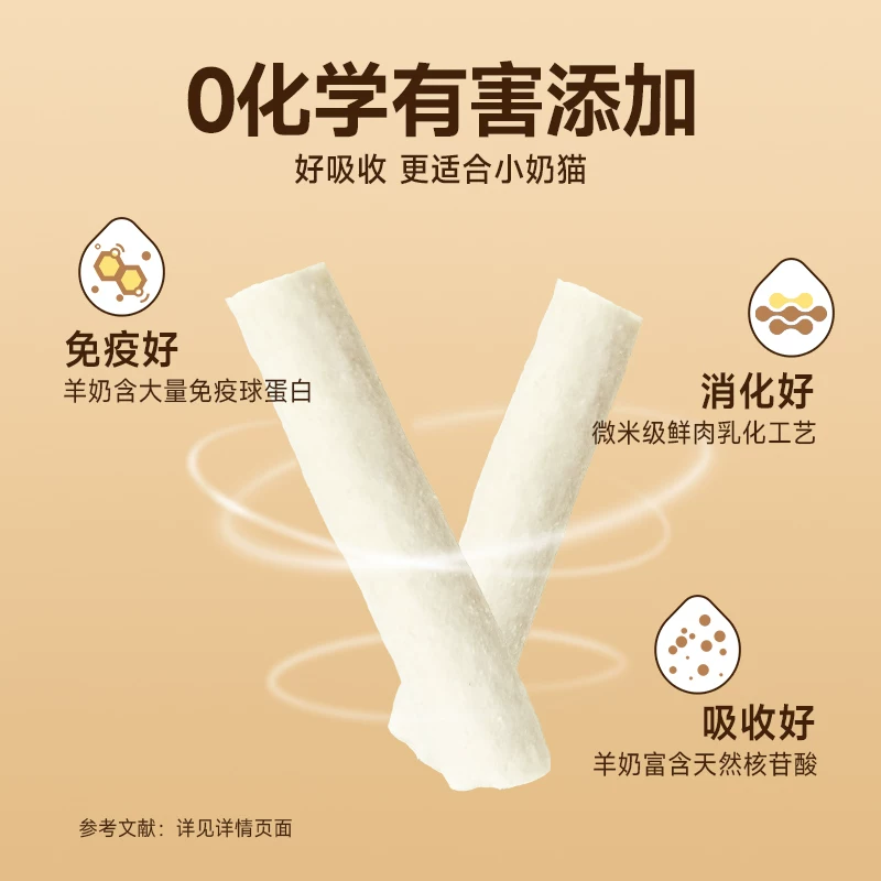 麦富迪猫零食冻干羊奶棒奶酪棒营养猫草零食磨牙洁齿成幼猫咪饼干细节展示图2