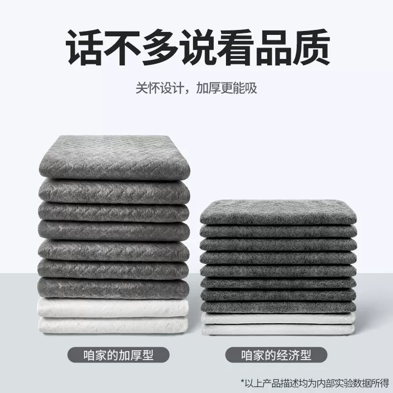 狗狗尿垫宠物尿片猫咪兔子吸水垫猫生产尿不湿训导隔尿垫竹炭除臭细节展示图3