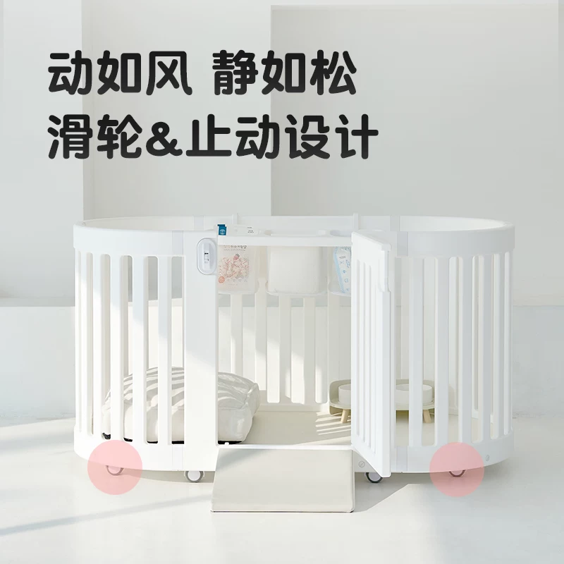 【圆弧】takemehom韩国进口宠物围中小型犬自由移动室内别墅狗窝细节展示图1