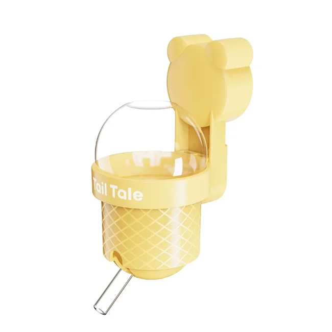 TailTale贴耳甜筒水壶仓鼠饮水器金丝熊磁吸真空静音自动喂水器