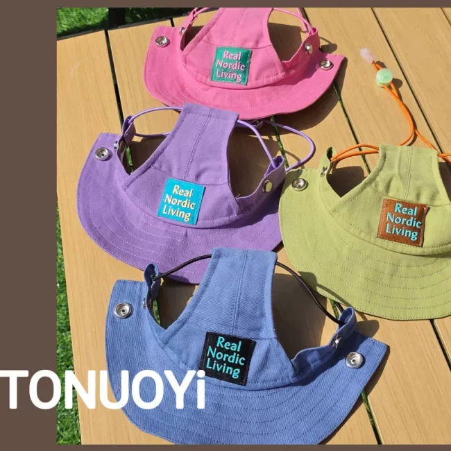 Tonuoyi宠物帽子狗狗猫咪户外防晒遮阳帽大型犬金毛萨摩时尚帽子