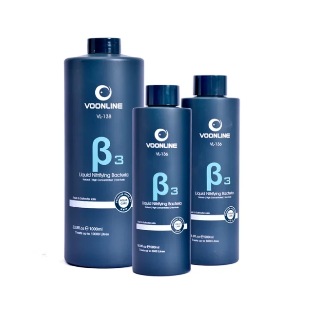 沃韦朗β3硝化细菌液消化鱼缸用鱼池专用活菌王水质净化净水剂