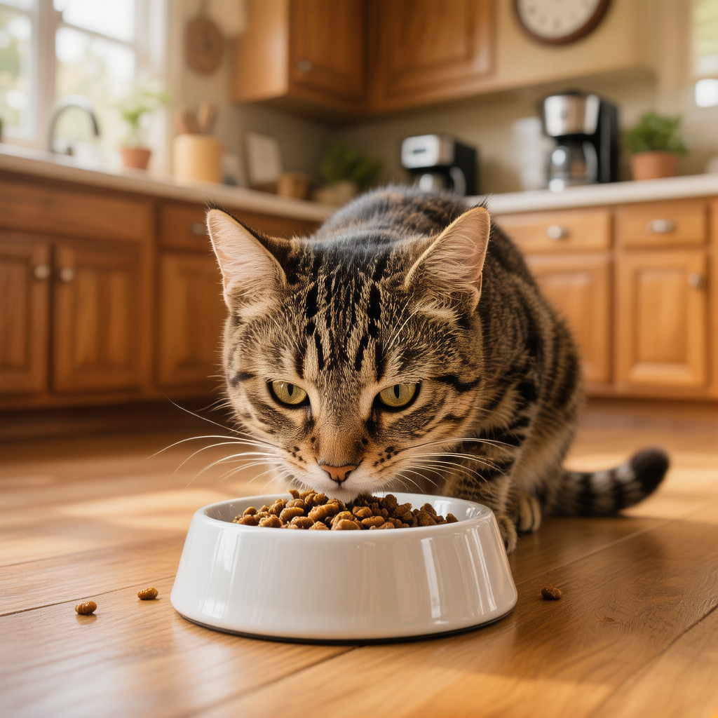 猫咪进食示意——科学喂养第一步