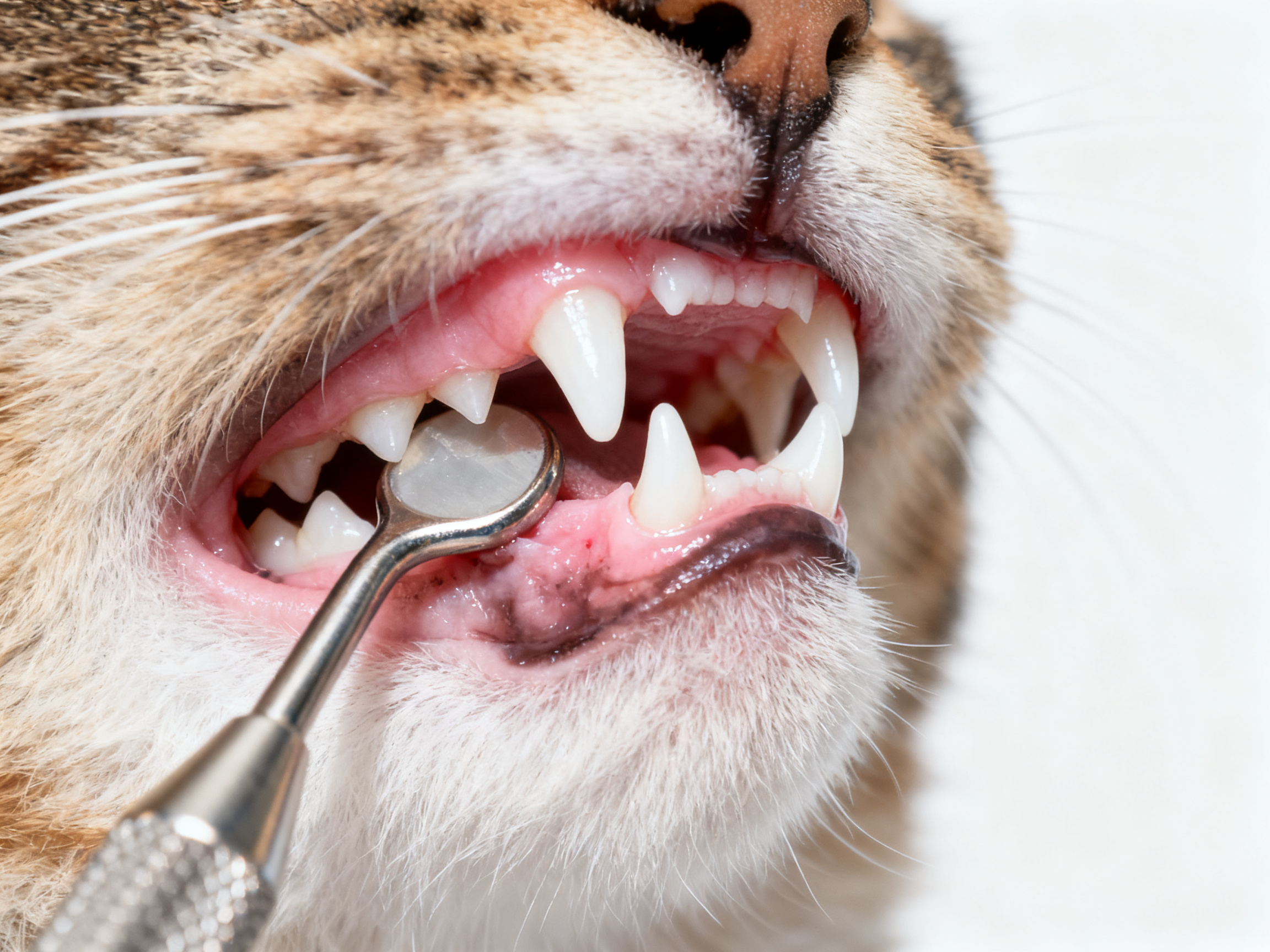 兽医检查猫咪牙齿——口腔健康不容忽视