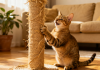猫咪磨爪是生理刚需——提供合适抓板防止破坏家具