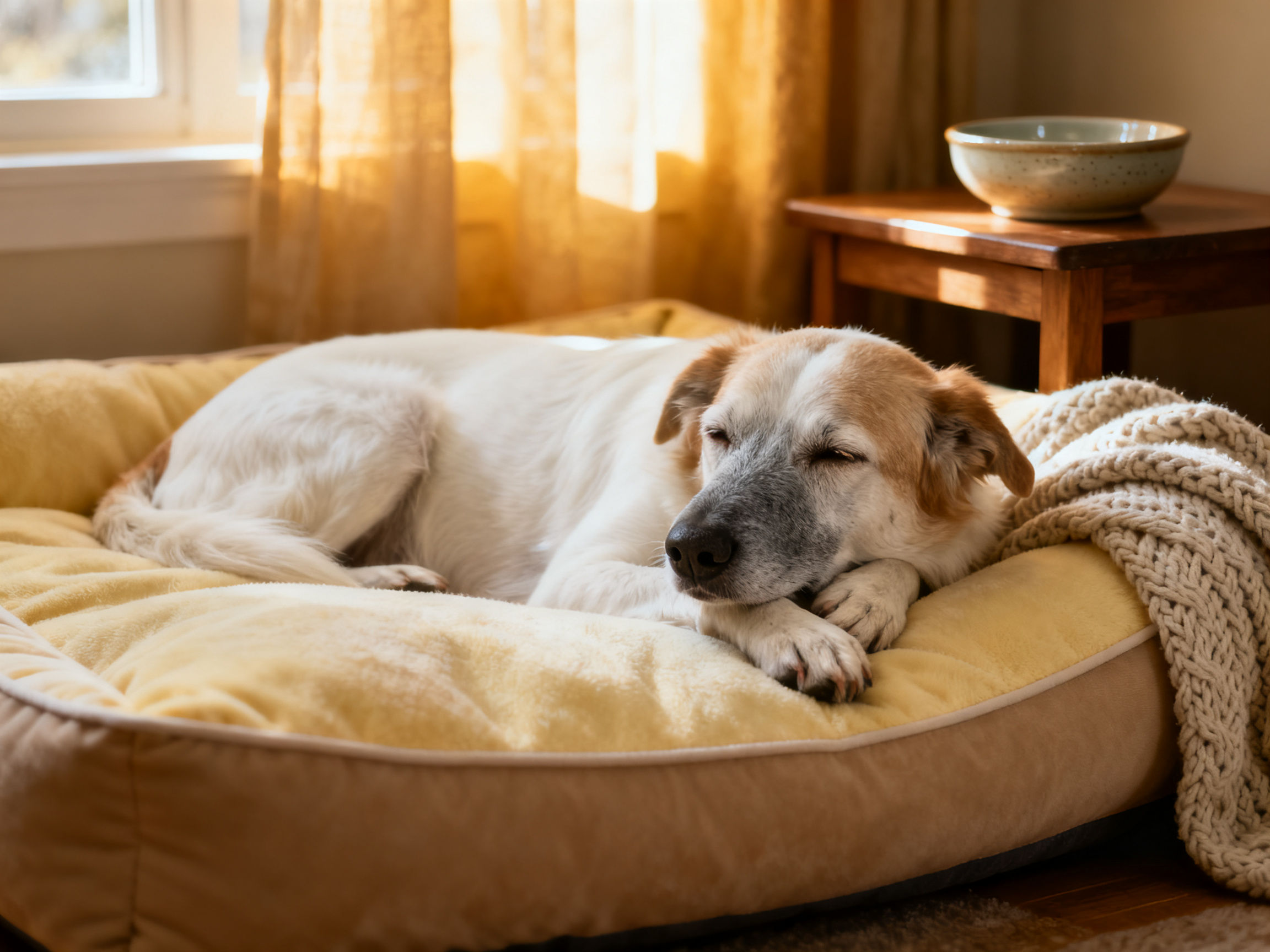 白面老年犬——7岁以上的狗狗需要特殊的老年护理