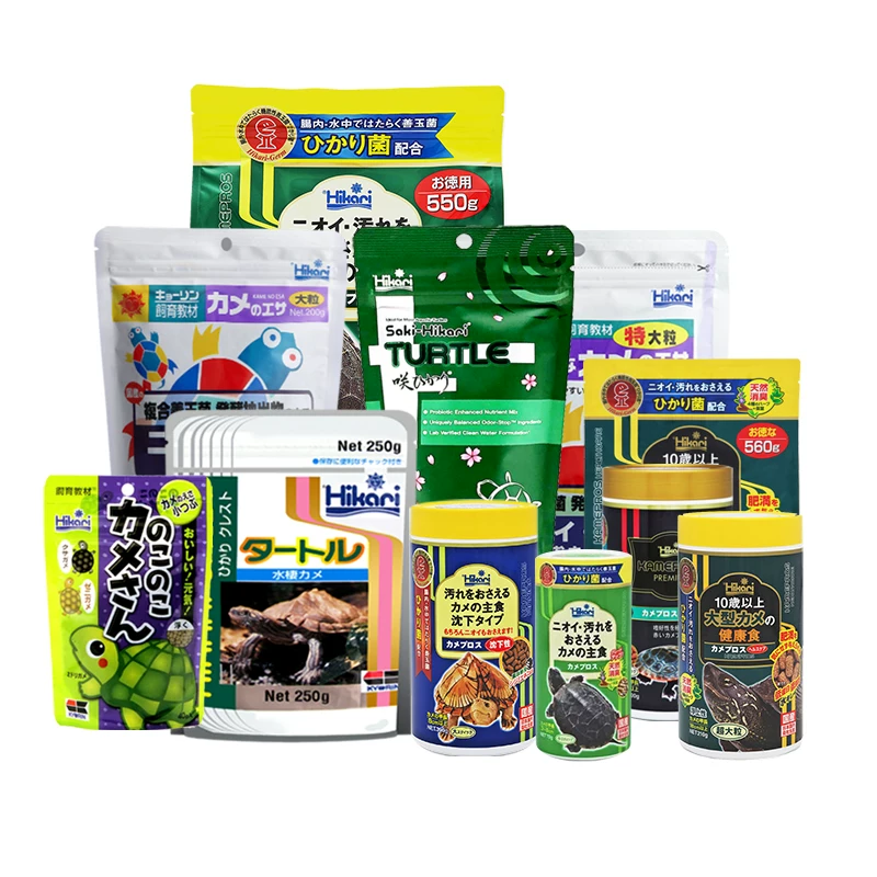 乌龟饲料日本善玉菌基础高够力龟粮发色增色下沉幼龟粮黄缘剃刀龟细节展示图4