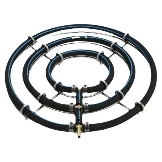 锦鲤鱼池增氧气盘污水处理爆气盘不锈钢超细气泡纳米雾化曝氧圈