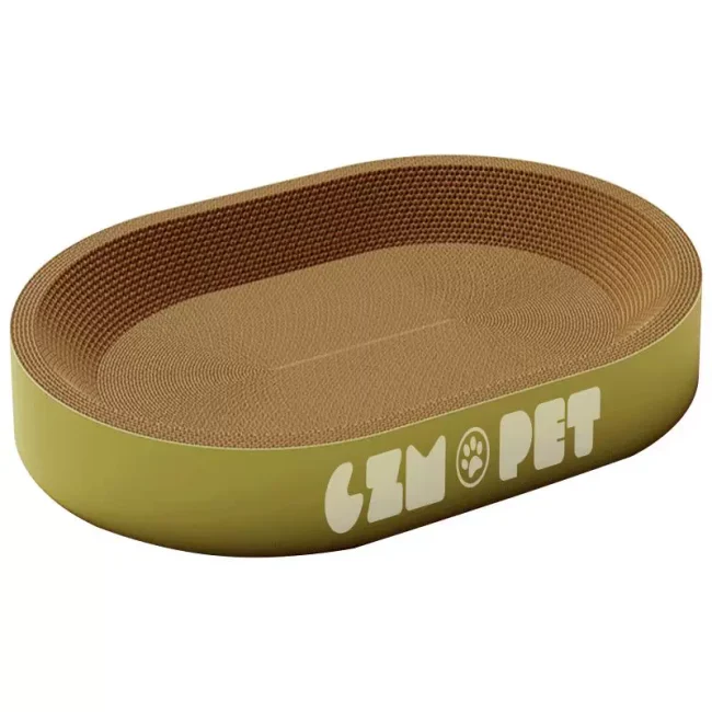 圆形猫抓板玩具耐磨不掉屑一体猫抓盆抓不烂猫爪板耐抓特大号猫窝