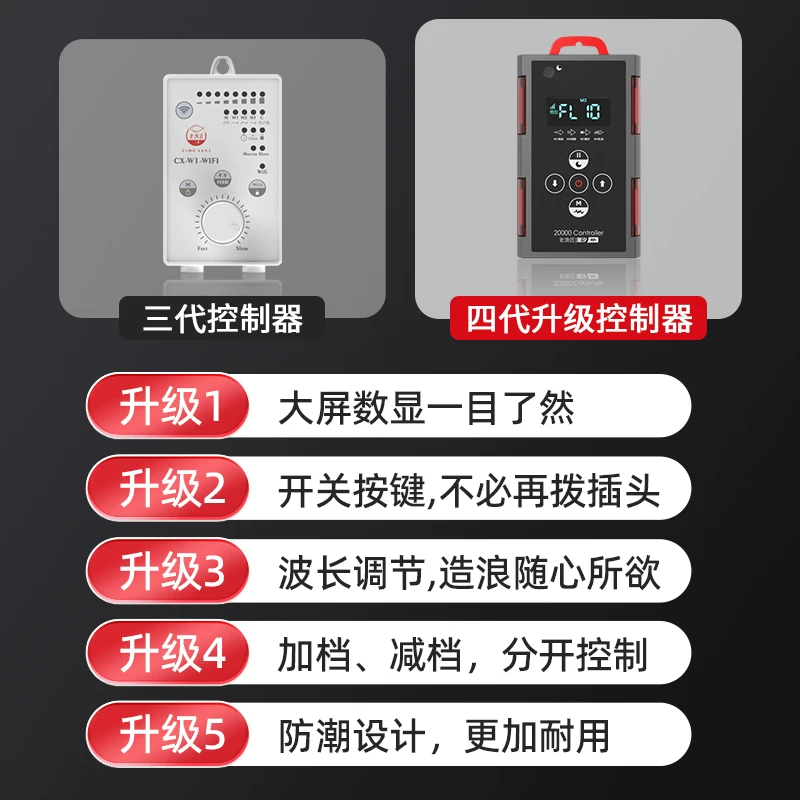老渔匠鱼缸环流泵造浪泵静音变频吹粪器底吹造浪器冲浪泵老鱼匠细节展示图1