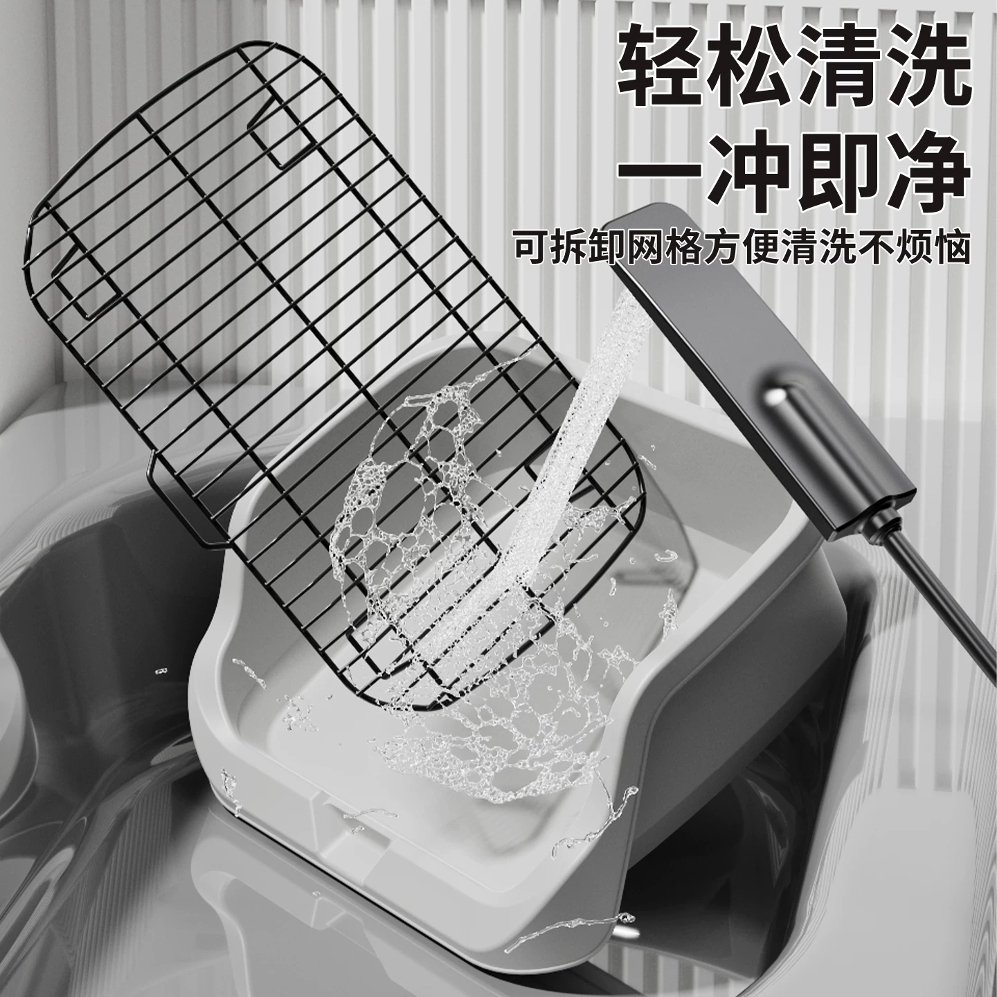 狗厕所中型小型犬专用防踩屎便盆尿尿盆非不锈钢大小便神器狗砂盆细节展示图3