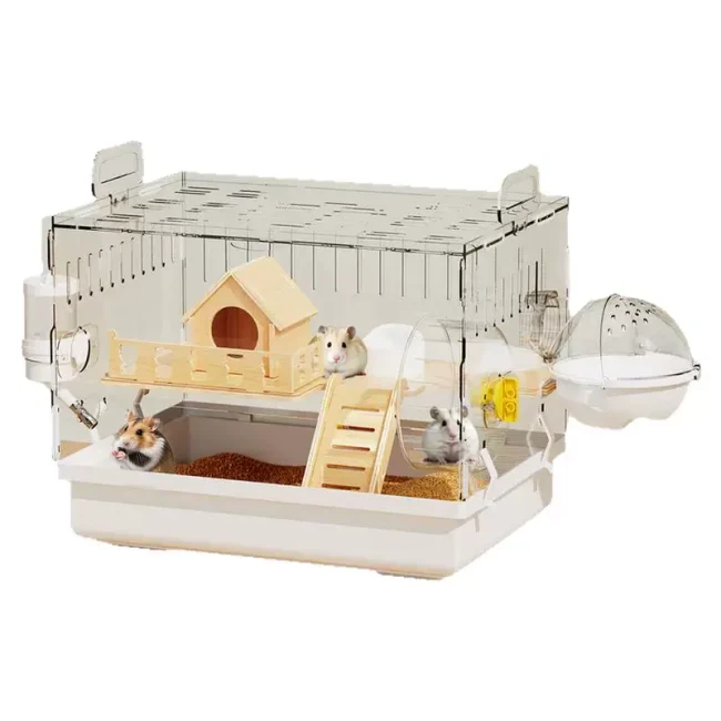 仓鼠笼子超大豪华别墅亚克力透明金丝熊专用笼便宜大的用品全套