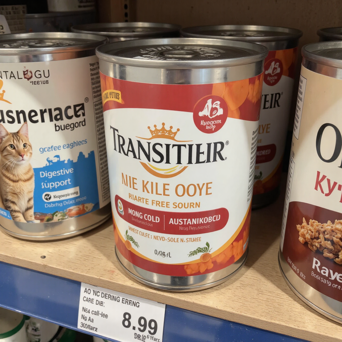 猫咪食物过渡产品高品质猫粮益生菌诱食剂营养膏湿粮展示