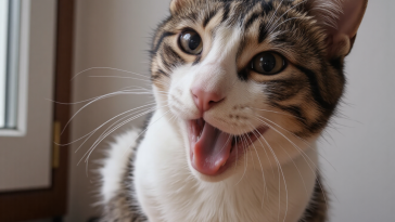 猫咪用力干呕试图咳出毛球，猫咪毛球问题