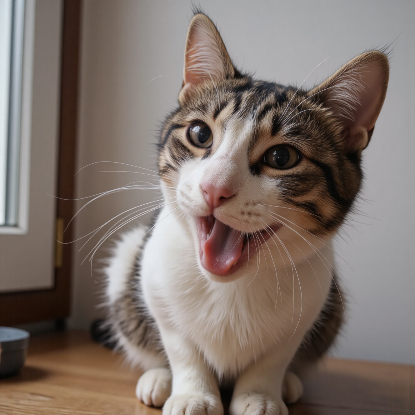 猫咪用力干呕试图咳出毛球，猫咪毛球问题