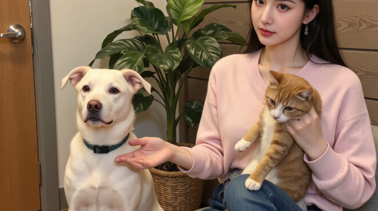 新手考虑养宠物选猫选狗，家庭宠物选择决策场景