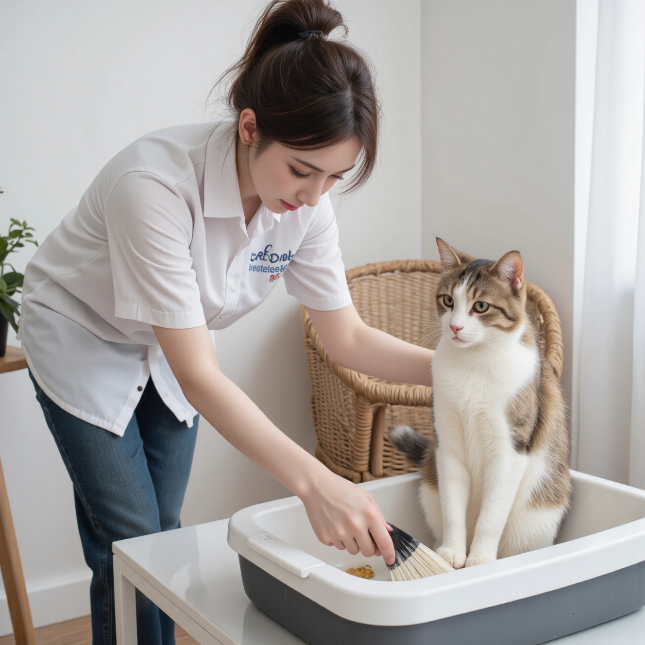 新手铲屎官日常养猫管理,喂食清洁猫砂盆带猫看兽医