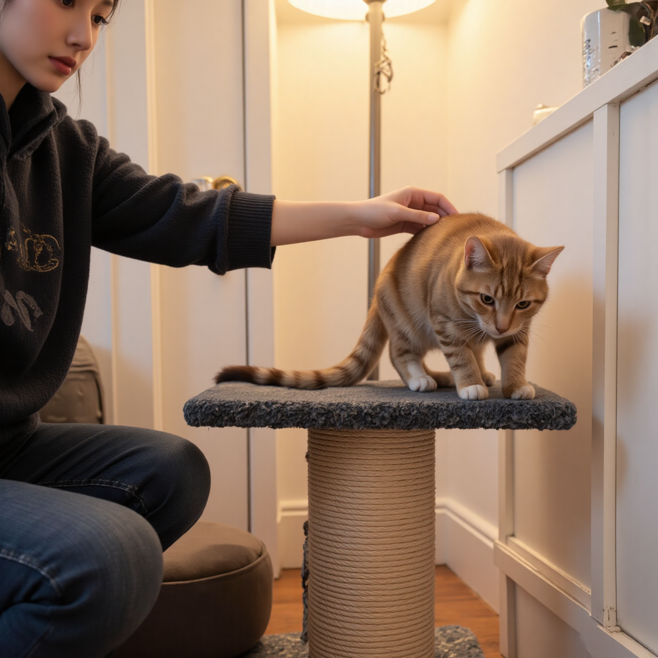 引导训练：让猫爱上猫抓板